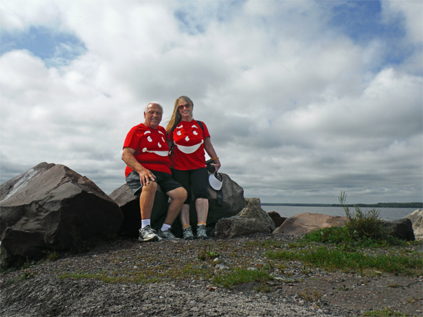 The two RV Gypsies at Lake Gogebic 